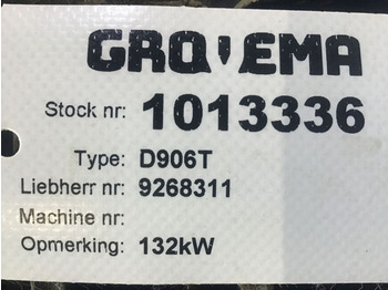 Motor Liebherr D906T: foto 4 Motor Liebherr D906T: foto 4