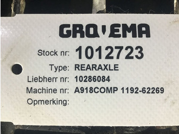 Eje y piezas LIEBHERR