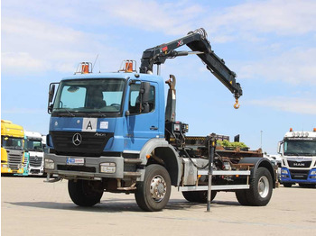 Leasing de  Mercedes-Benz AXOR 1824, CRANE HIAB 099B-3 DUO, 4x4 Mercedes-Benz AXOR 1824, CRANE HIAB 099B-3 DUO, 4x4: foto 1
