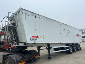 Semirremolque volquete MEGA Alu-Kastenmulde 55m³, SAF-Achsen, Rollplane, Kombiklappe, Stehpodest: foto 5