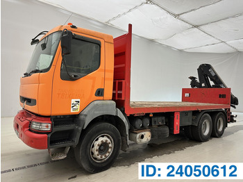 Camión caja abierta RENAULT Kerax