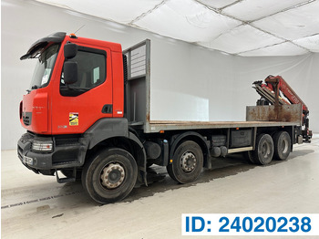 Camión caja abierta RENAULT Kerax 370