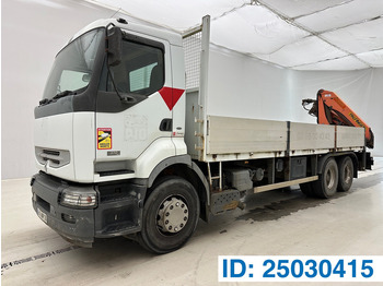 Camión caja abierta RENAULT Premium 370