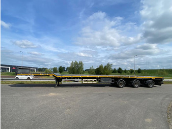 Semirremolque plataforma/ Caja abierta Broshuis trailer 3 -time extendable Windmill transporter: foto 2