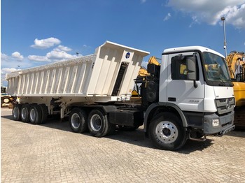 Cabeza tractora Mercedes-Benz Actros 3848 6x4 Tractor Head + Gorica dump trailer 40 CBM: foto 1