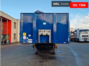 Semirremolque plataforma/ Caja abierta Schröder S11/24-P2-13,55 / Kran / Lenkachse: foto 3