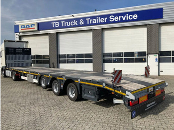 Semirremolque caja cerrada nuevo Kässbohrer SPA M3 / 1N - 18 / 27 Heavy Duty uitschuifbare vlakke mega trailer met liftas, rongen en oprijplaten: foto 5
