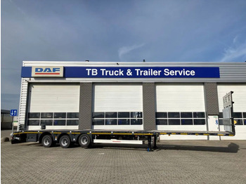 Semirremolque caja cerrada nuevo Kässbohrer SPA M3 / 1N - 18 / 27 Heavy Duty uitschuifbare vlakke mega trailer met liftas, rongen en oprijplaten: foto 2
