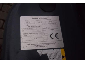Carretilla elevadora de gas Wózek widłowy Toyota 8FGF15 2018 TRIPLEX system SAS (blokowanie tylnej osi): foto 5