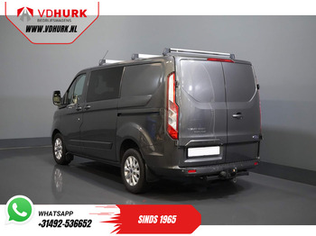 Furgoneta pequeña Ford Transit Custom 2.0 TDCI 130 pk Aut. DC Dubbel Cabine Limited 2x Schuifdeur/ CarPlay/ Stoelverw./ Cruise/ LMV/ Navi/ Cruise/ PDC: foto 2