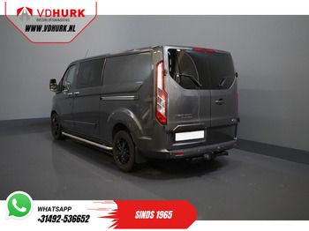 Furgoneta pequeña, Furgoneta combi Ford Transit Custom 2.0 TDCI 170 pk E6 Aut. L2 Limited DC Dubbel Cabine BPM VRIJ 2x Schuifdeur/ Stoelverw./ Navi/ Cruise/ Camera/ PDC/ Trekhaak: foto 2