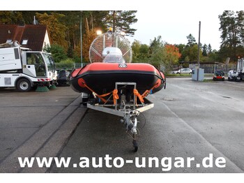 Camión de bomberos Ficht FLG 640 Luftschrauben Gleitboot Airboat Boot Luftschrauben Gleitboot Propeller Airboat Sumpfboot Eisrettung Feuerwehr Wasserwacht: foto 2