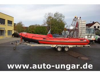 Camión de bomberos Ficht FLG 640 Luftschrauben Gleitboot Airboat Boot Luftschrauben Gleitboot Propeller Airboat Sumpfboot Eisrettung Feuerwehr Wasserwacht: foto 4