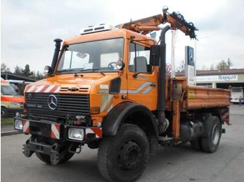 Camión volquete Unimog U 2400 TG 437/41 ABS - Klima - Atlas - Kran 60.1: foto 1