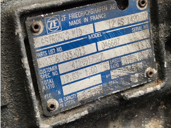 Caja de cambios ZF Astronic 12AS1420TD Gearbox: foto 2 Caja de cambios ZF Astronic 12AS1420TD Gearbox: foto 2