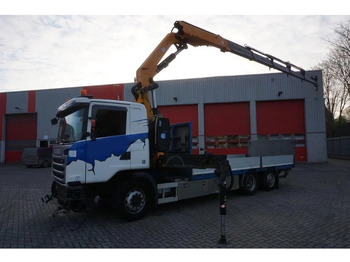 Camión grúa Scania G490 / ENGINE RUNNING / RETARDER / EFFER 255-5S CRANE REMOTE / PLATFORM / FULL-AIR / AUTOMATIC / EURO-6 / 2014: foto 2