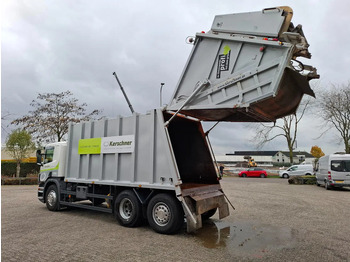 Camión de basura Scania P360 / RETARDER / ONLY:234640 KM / LENKACHSE / AIRCO / WORKING GARBAGE TRUCK / AUTOMATIC / EURO-5 / 2013: foto 4