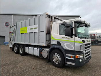 Camión de basura Scania P360 / RETARDER / ONLY:234640 KM / LENKACHSE / AIRCO / WORKING GARBAGE TRUCK / AUTOMATIC / EURO-5 / 2013: foto 2