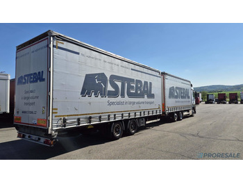 Camión lona MERCEDES-BENZ ACTROS 2542 6X2 EURO 6 velkoobjemová souprava - prodejné jen s přívěsem PANAV P0465Z - cena je za celou soupravu: foto 3