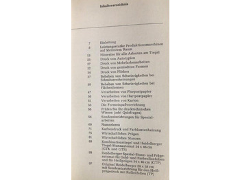 Encuadernadora Heidelberg OHT Manual "Winke für den Maschinenmeister" (Hints for the Machine Operator): foto 2