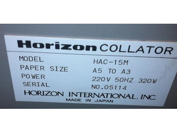 Máquina de impresión Horizon HAC 15m collating tower: foto 2 Máquina de impresión Horizon HAC 15m collating tower: foto 2