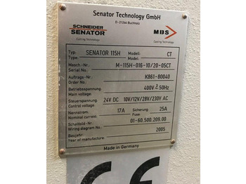 Máquina de impresión SCHNEIDER SENATOR 115 H Model TC High-speed cutter: foto 4
