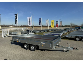 Remolque plataforma/ Caja abierta nuevo NEPTUN Neptun GN242 Nordica N20-420 2 kps 420x215 cm: foto 3