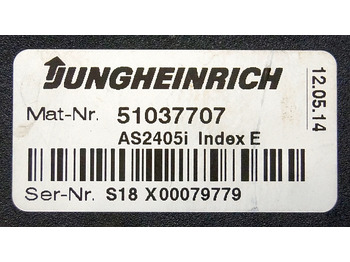 Unidad de control para Equipo de manutención Jungheinrich 51037707 | Rij regeling driving controller AS2405i index E Sw. 1,29: foto 3