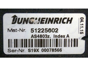 Unidad de control para Equipo de manutención Jungheinrich 51225602 | Stuur regeling steering Controller AS4803 Z index A from: foto 3