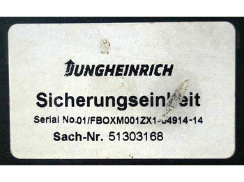 Fusible para Equipo de manutención Jungheinrich 51303168 | Zekeringkast Fusebox sn. 01/FBOXM001ZX1-64914-14: foto 4