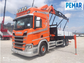Camión caja abierta SCANIA R