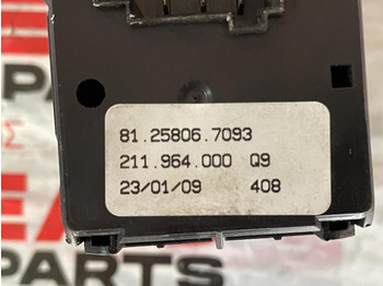 Sistema eléctrico para Camión MAN TGX DRIVER'S WINDOW SWITCH - 81.25806.7093: foto 3