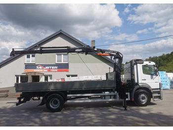 Camión caja abierta, Camión grúa Mercedes-Benz Atego 1823 żuraw HDS Atlas 105.2 koła 315/80R22,5: foto 3