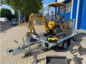 Miniexcavadora Minibagger BK1250JSR + Tieflader + Zubehör *INKL.19% MWST*BERGER KRAUS*VERSTELLFAHRWERK* KUBOTA*SOFORT!*: foto 4