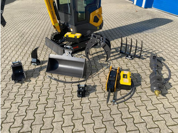 Miniexcavadora Minibagger BK1250KJSR inkl. großem Zubehörpaket *INKL.19% MWST*BERGER KRAUS*KUBOTA* VERSTELLFAHRWERK*SOFORT!*: foto 3