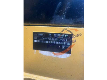 Miniexcavadora Good Price Good Condition CAT 307 308C 308D 308E 312D 315D 320C 320D Second Hand 7t  Used Mini Crawler catpillar Excavator: foto 4