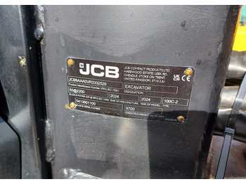 Excavadora de cadenas JCB Minikoparka gąsienicowa 100C-2: foto 3 Excavadora de cadenas JCB Minikoparka gąsienicowa 100C-2: foto 3