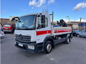 Camión volquete, Camión grúa Mercedes-Benz Atego 1224 Kipper - Kran: foto 3