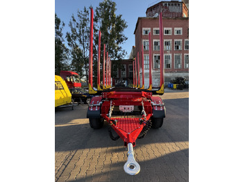 Remolque maderero nuevo HYDROFAST Przyczepa 3 osiowa / 3 axles timber transport trailer / Remorque à 3 essieux pour le transport de bois / 3-Achs-Rungenanhänger / 3-tengelyes-rönkszállító-pótkocsi / Remorcă pentru transportul lemnului: foto 5
