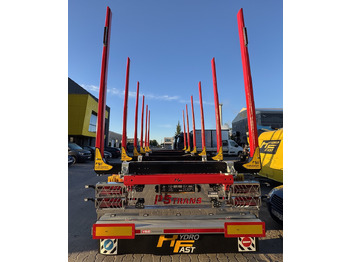 Remolque maderero nuevo HYDROFAST Przyczepa 3 osiowa / 3 axles timber transport trailer / Remorque à 3 essieux pour le transport de bois / 3-Achs-Rungenanhänger / 3-tengelyes-rönkszállító-pótkocsi / Remorcă pentru transportul lemnului: foto 4