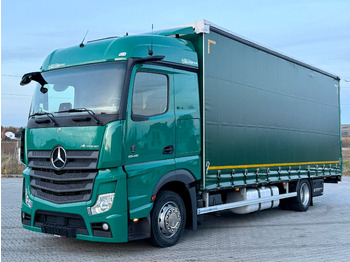 Camión lona MERCEDES-BENZ ACTROS 1845 / FIRANKA / 19 EUROPALET / DUŻA KABINA / AUTOMAT / 2021: foto 2