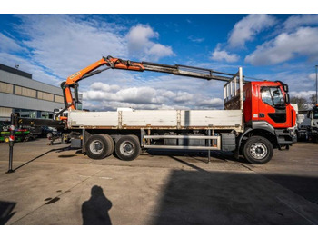 Camión caja abierta, Camión grúa Renault KERAX 380 DXI-6X4+PK 18 T/M-4xHYDR.: foto 3