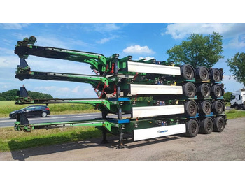 Semirremolque portacontenedore/ Intercambiable KRONE SD
