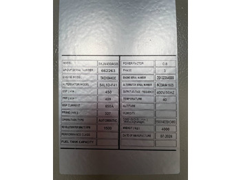 Generador industriale Volvo TAD1344GE - 450 kVA Generator - DPX-18880: foto 5