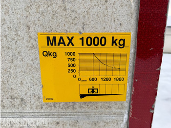 Camión caja abierta 2016 Mercedes-Benz Atego 816 planbil med Zepro løftelem - C1 førarkort - Eu godkjent: foto 5