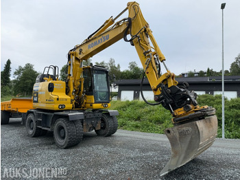 Excavadora 2019 Komatsu PW148-11 Hjulgraver - Leddet bom - GPS: foto 2
