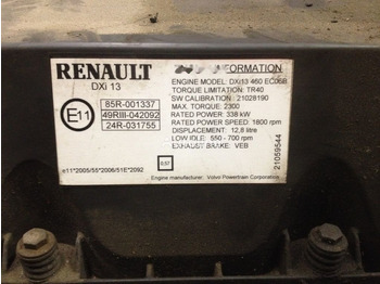 Motor para Camión Renault DXi13 460 EC06B Renault MAGNUM: foto 5