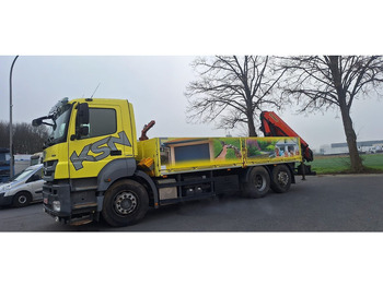 Camión caja abierta, Camión grúa Mercedes-Benz 2636 Axor 3-Achser 6x2 mit Kran PK14002+Funk: foto 2