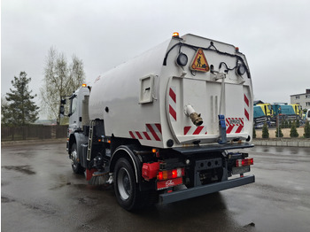 Barredora vial MERCEDES-BENZ Axor 1829 Zamiatarka Kehrmaschine Johnston 2 Motoren Karcher L/R: foto 3