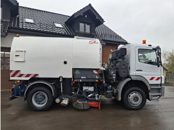 Barredora vial MERCEDES-BENZ Axor 1829 Zamiatarka Kehrmaschine Johnston 2 Motoren Karcher L/R: foto 5